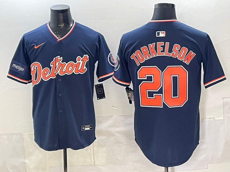 Men Detroit Tigers #20 Torkelson blue Game Nike MLB Jersey 20260402007